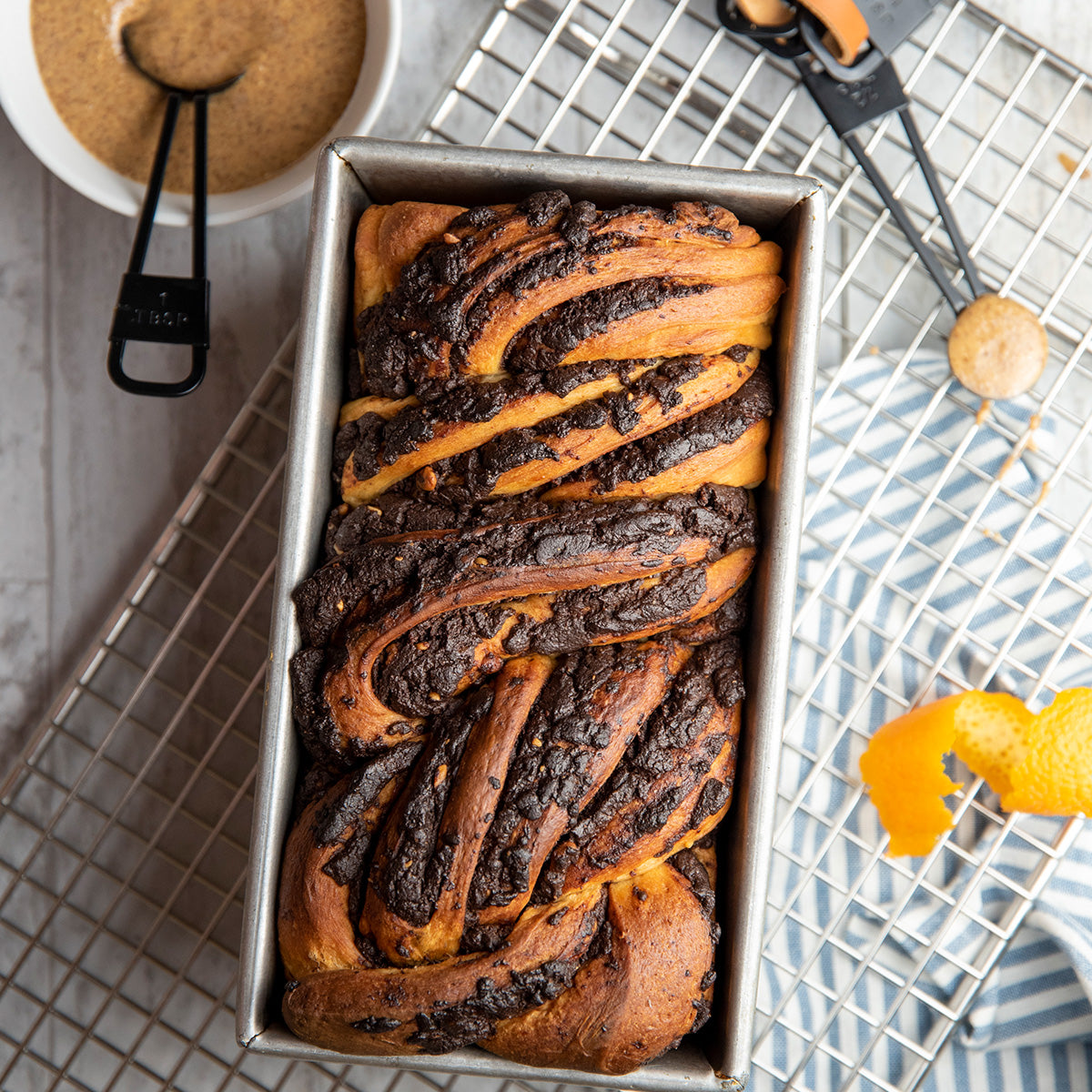 Chocolate Orange Almond Babka