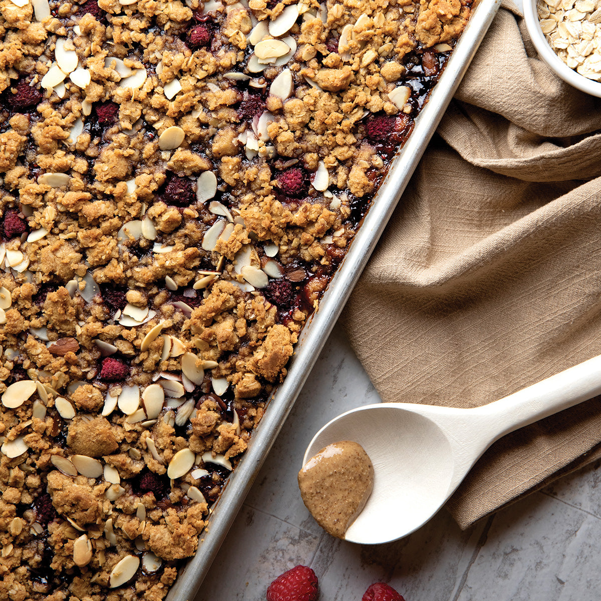 Raspberry Almond Bars