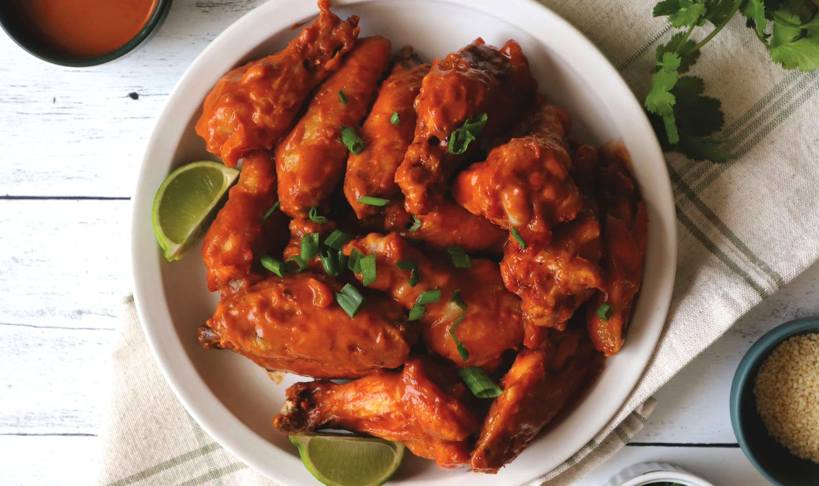 Peanut Butter BBQ Sauce Chicken Wings